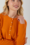 PIGIAMA DONNA BOTTONI CALDO COTONE FANTASIA GEOMETRICA CORIANDOLO