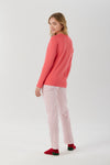 PIGIAMA DONNA BOTTONI CALDO COTONE FANTASIA MICRO FIORI