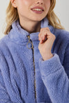 PIGIAMA DONNA ZIP MORBIDO CORAL FLANNEL UNITO